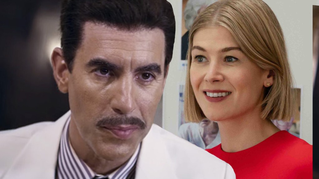 Sacha Baron Cohen & Rosamund Pike Cast in Netflix Comedy Movie Ladies First