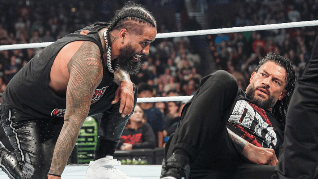 Roman Reigns and Jimmy Uso were took out by The Bloodline on WWE SmackDown