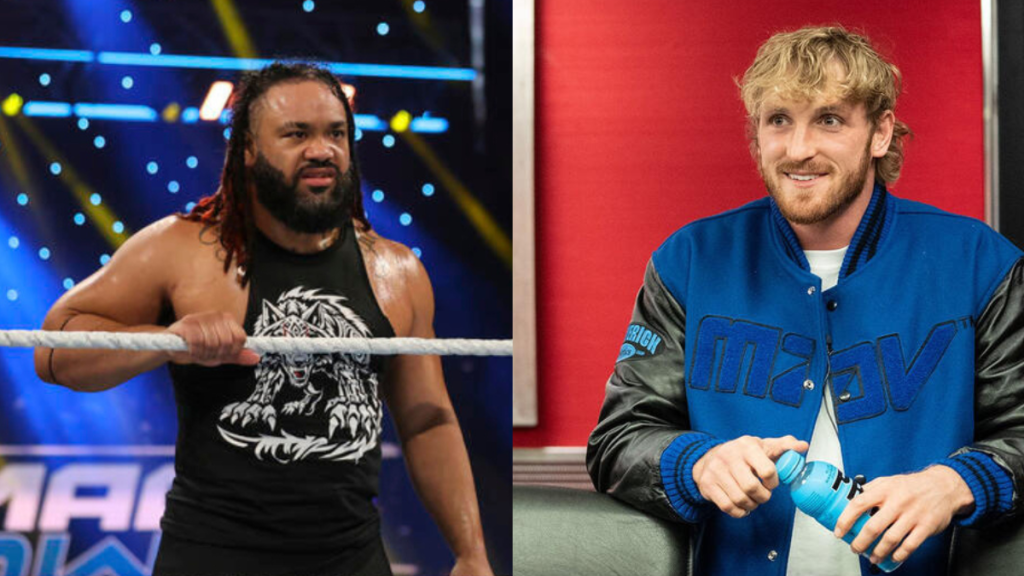 WWE Superstar Logan Paul and The Bloodline's Jacob Fatu