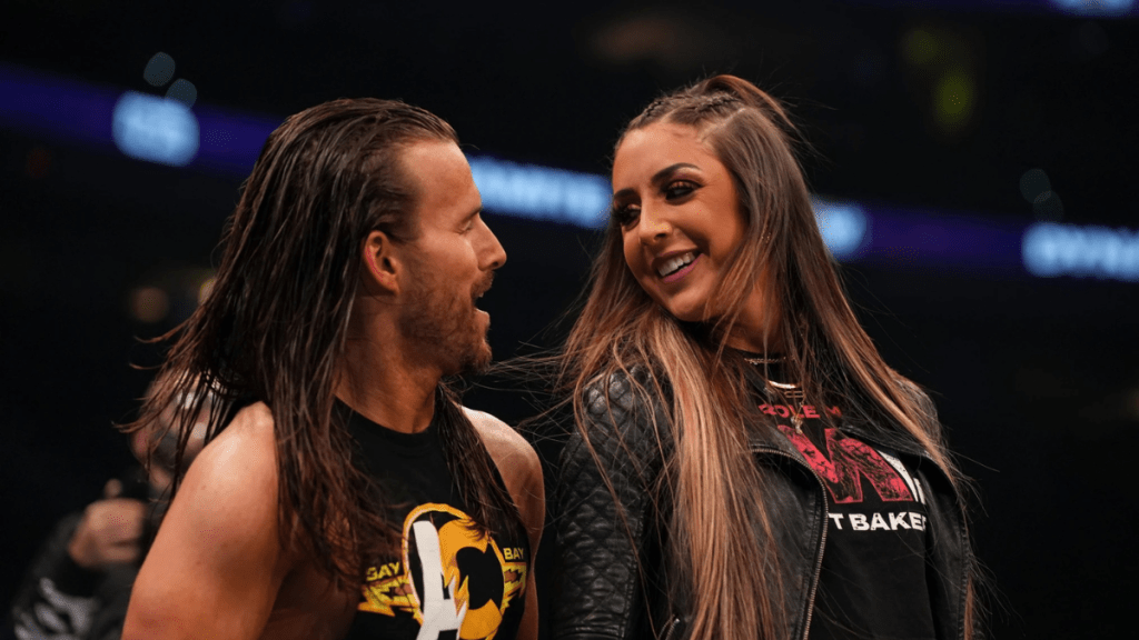 AEW stars Adam Cole and Britt Baker