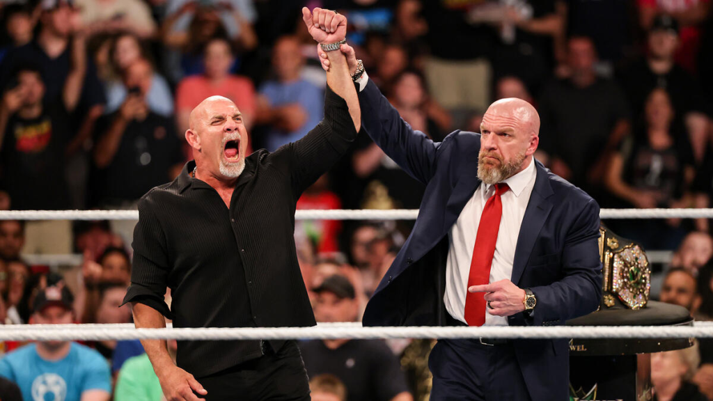 Goldberg had a face off with Gunther at WWE Bad Blood 2024