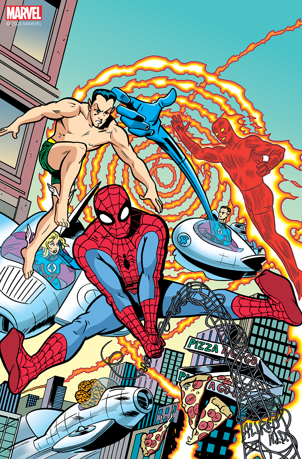 Spider-Man, Thor, & More Shine in Exclusive The Marvel Art of Michael Allred Images