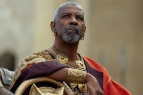 Gladiator 2: Ridley Scott on Why Denzel Washington's Kiss With a Man Was Cut