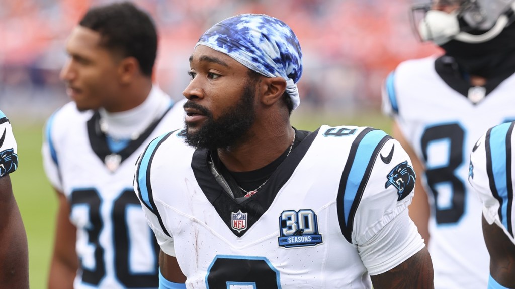 Panthers' Miles Sanders Suffers Foot Injury Against Giants