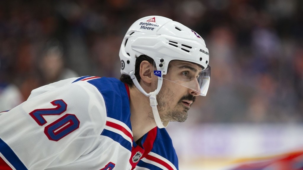 Rangers' Chris Kreider Out of Blues Game Due to Upper Body Injury