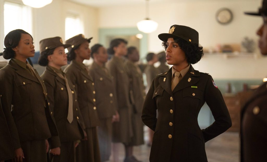 Kerry Washington Leads a Women’s Army Corps Unit in The Six Triple Eight Trailer