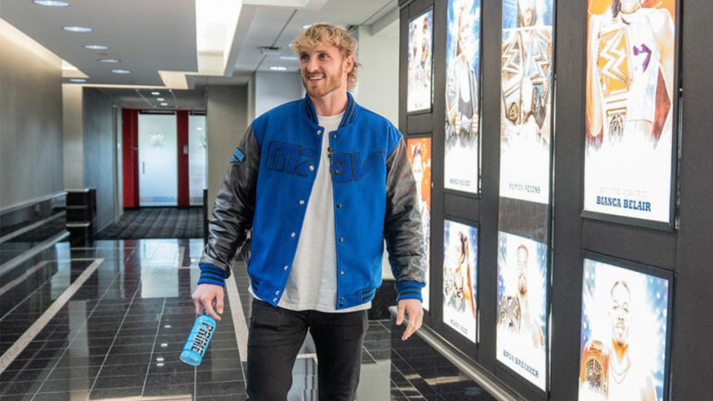 Former WWE United States Champion Logan Paul.