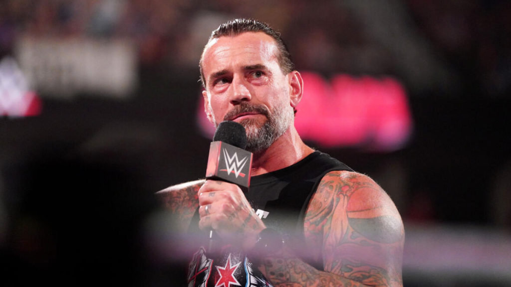 WWE Superstar CM Punk on RAW.