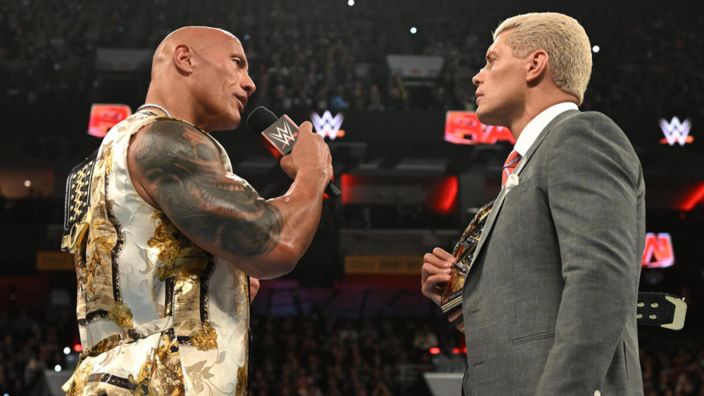 WWE;s The Rock and Cody Rhodes