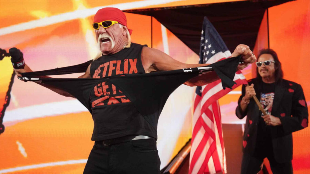 Hulk Hogan on WWE RAW Netflix Premiere.