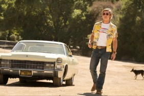Brad Pitt walks on the dirt in Once Upon a Time in Hollywood.