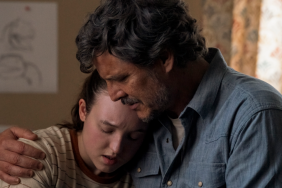 Pedro Pascal and Bella Ramsey in The Last of Us