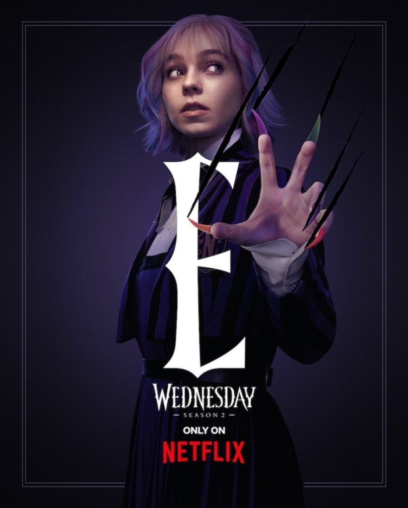 Wednesday Season 2 Character Posters Showcase Returning & New Cast