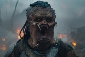 A predator looks in Predator: Badlands.