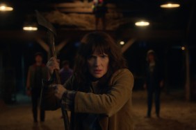Winona Ryder holds an ax in Stranger Things Season 5.