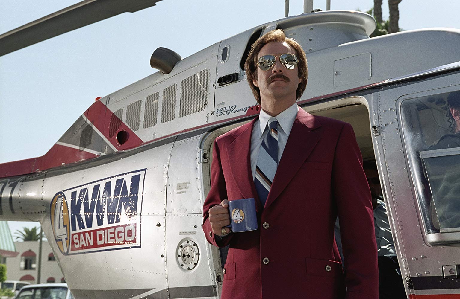 Anchorman: The Legend of Ron Burgundy (2004) written by Adam McKay