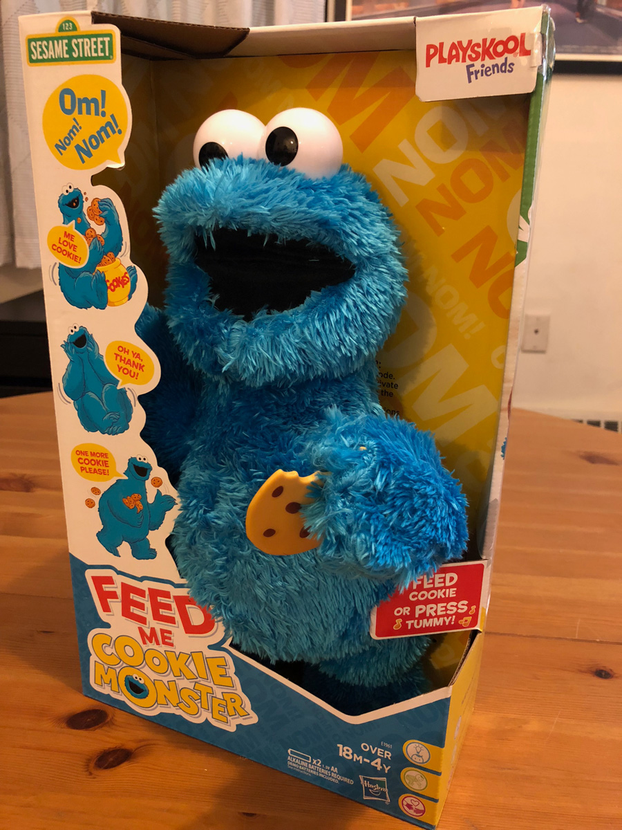 Sesame Street Feed Me Cookie Monster Plush