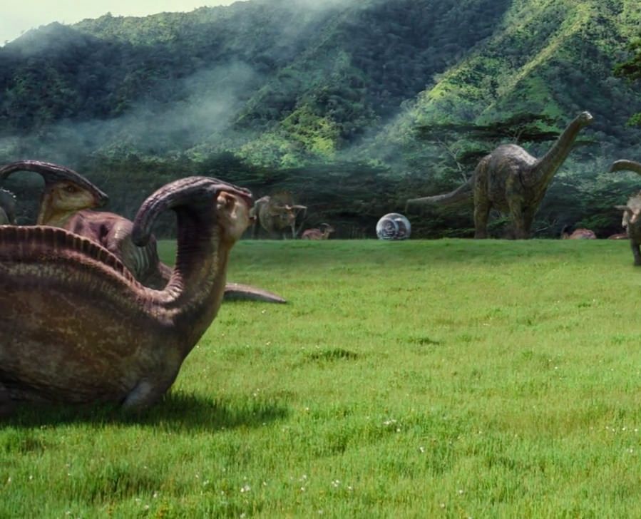 Parasaurolophus in JURASSIC WORLD (2015)