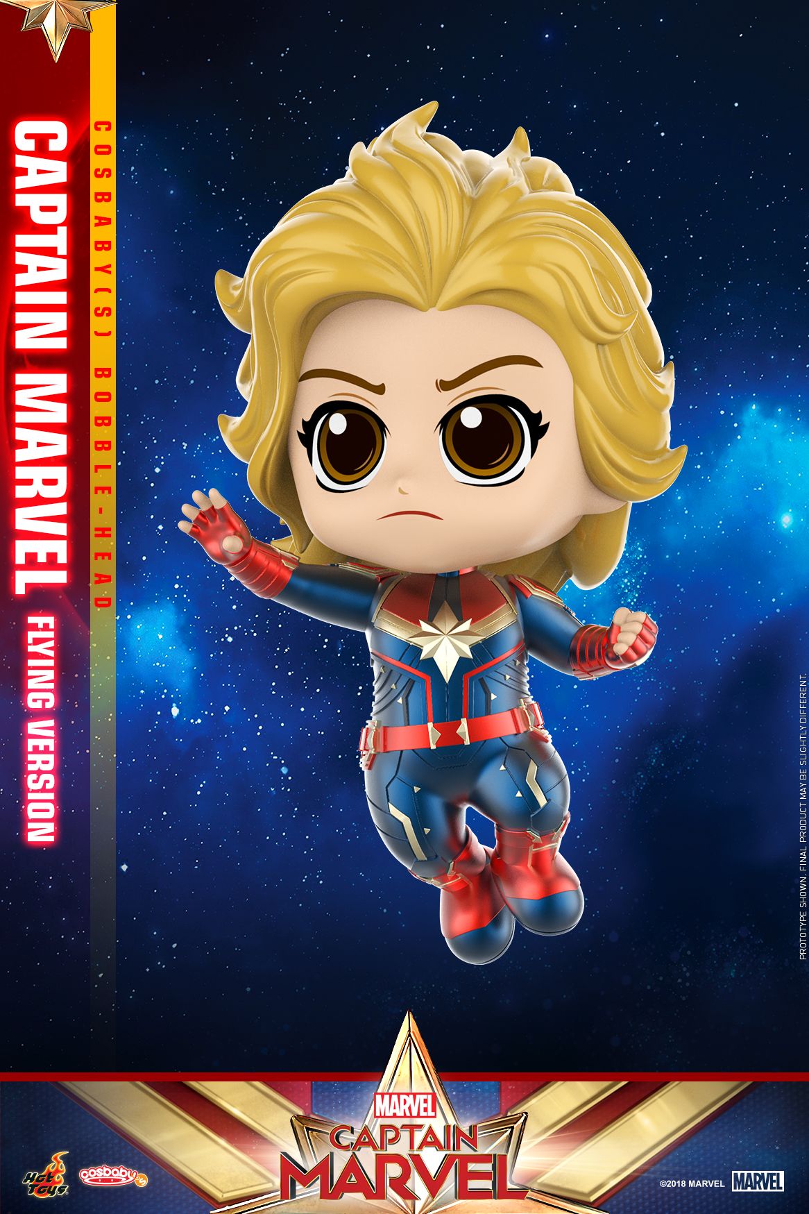 Hot Toys Captain Marvel Captain Marvel Flying Version Cosbaby S Bobble Head_pr2