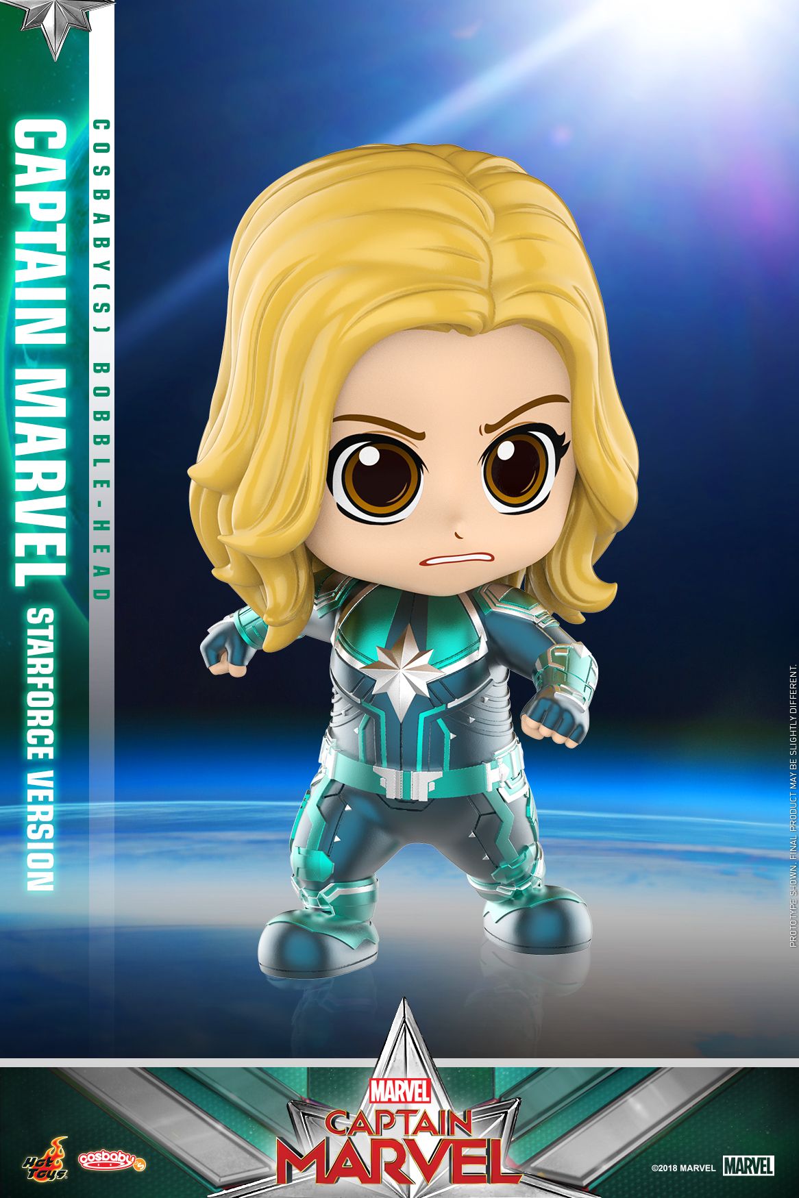 Hot Toys Captain Marvel Captain Marvel Starforce Version Cosbaby S Bobble Head_pr3