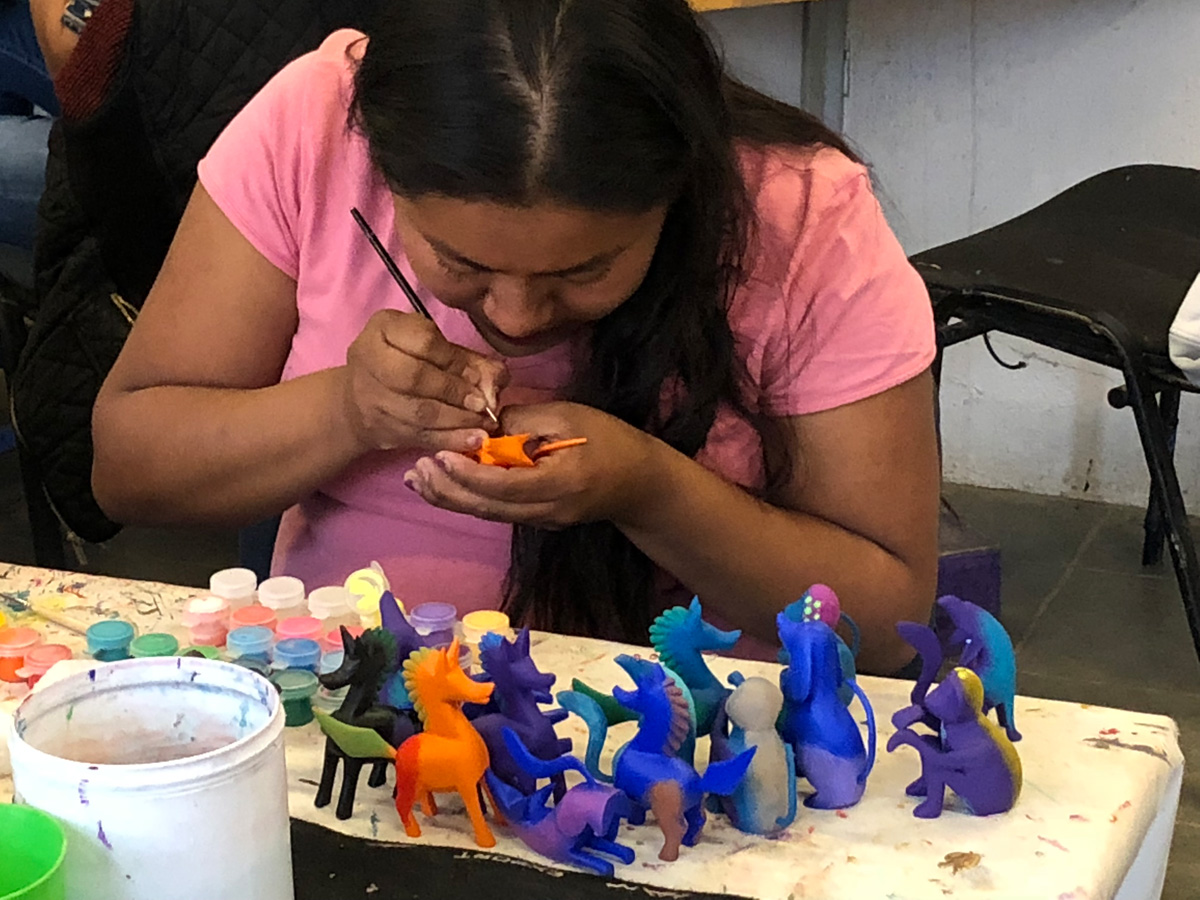 Jacobo and Maria Angeles Workshop & Alebrijes Crafts 