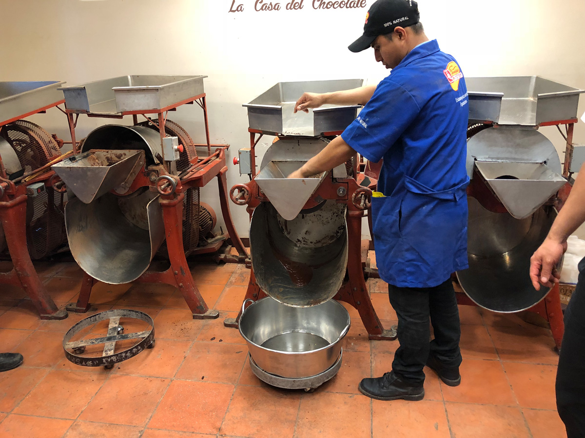 Chocolate Mill in Oaxaca City 