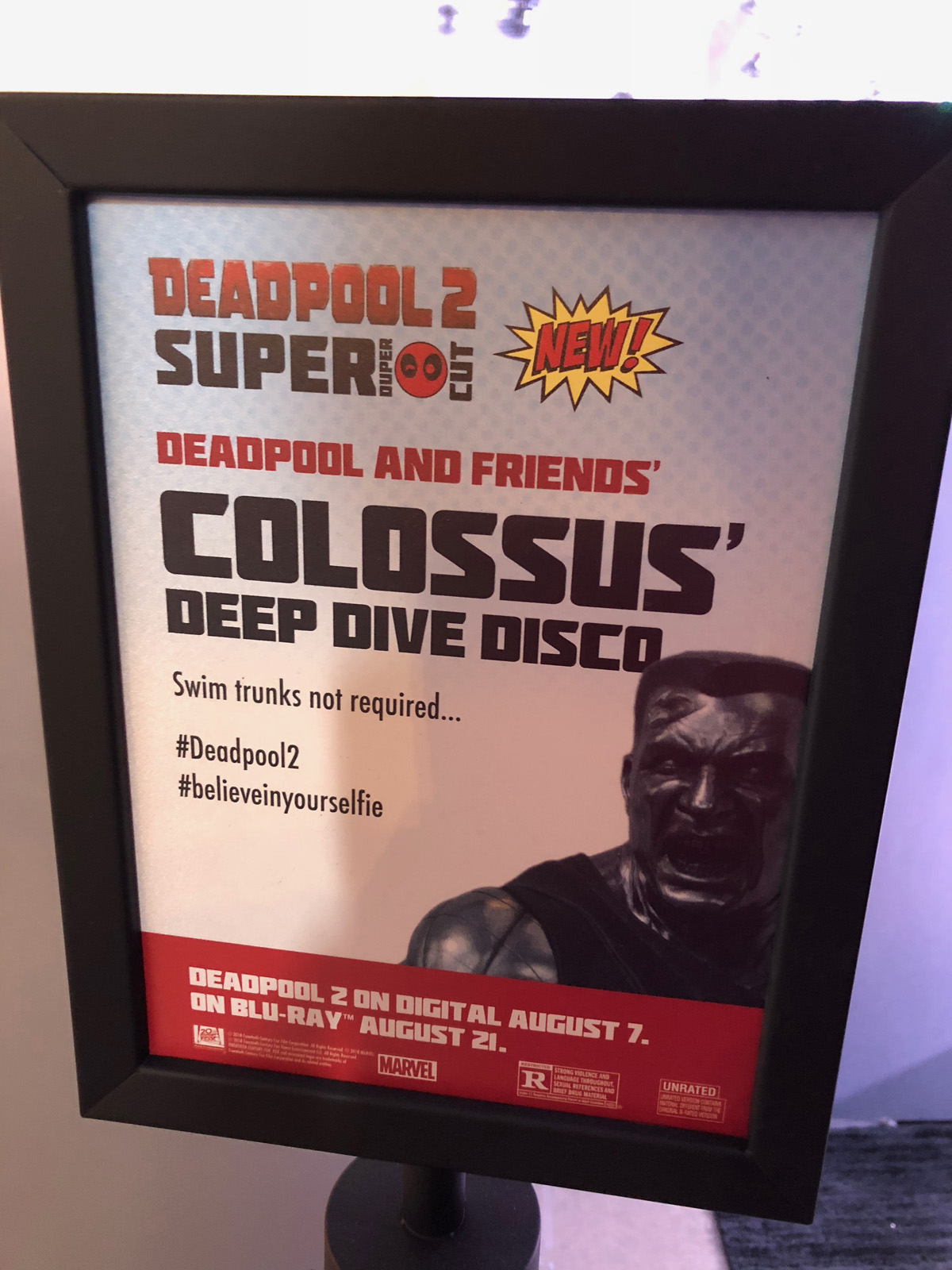 Deadpool and Friends' Believe in Your Selfie Museum