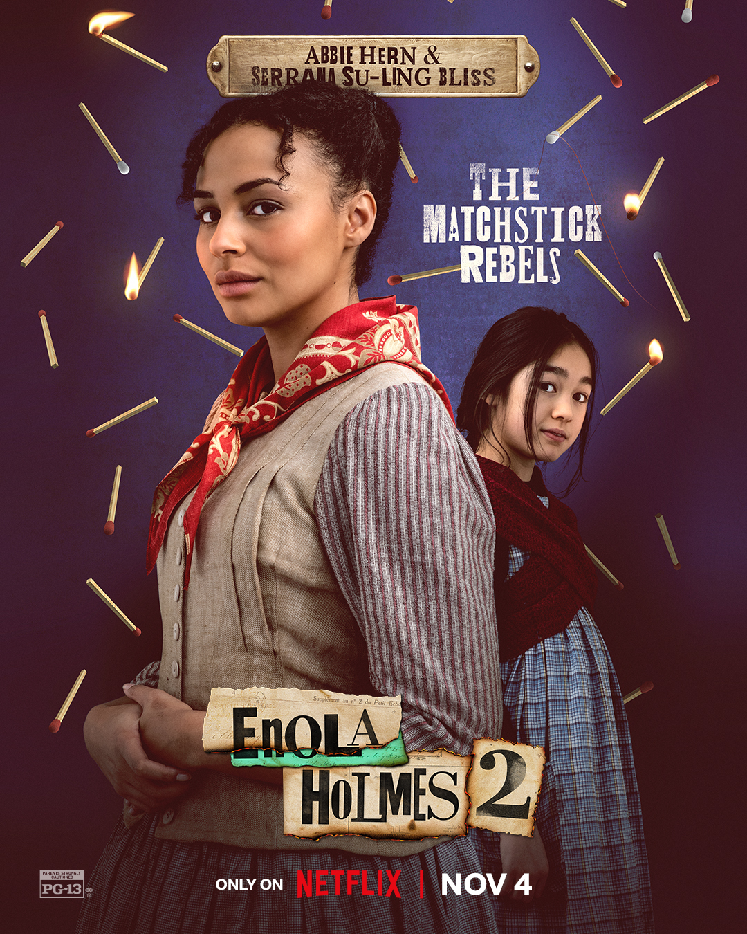 Enola Holmes 2 Posters