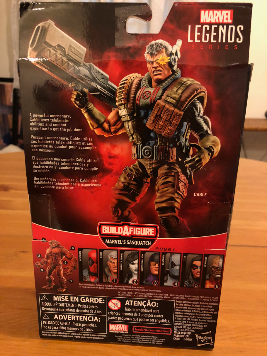 Hasbro 2018 Deadpool Marvel Legends