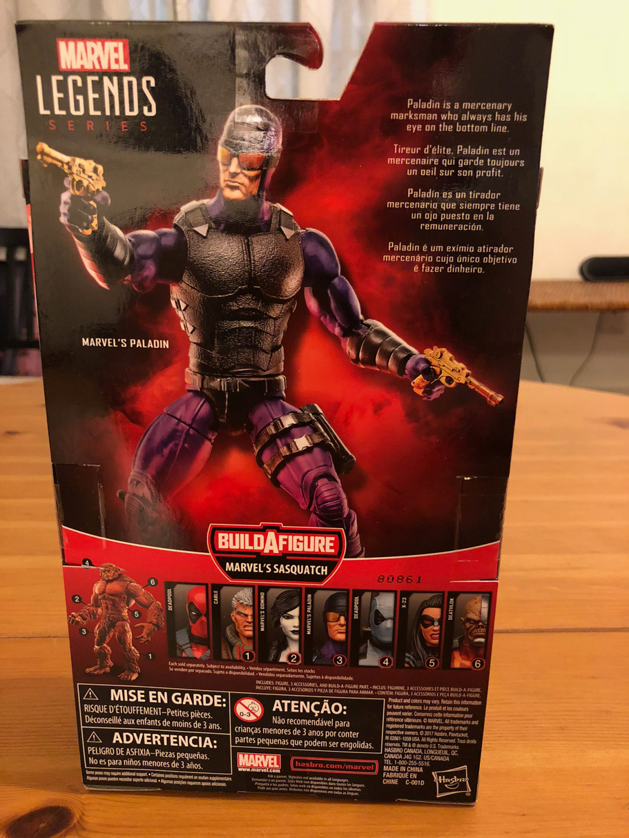 Hasbro 2018 Deadpool Marvel Legends