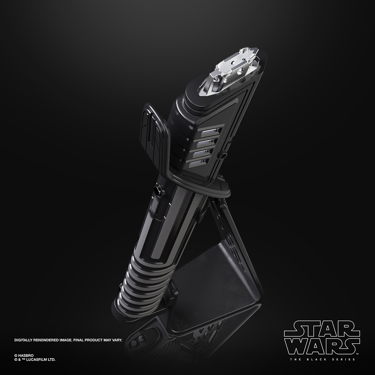 Hasbro's Star Wars: The Black Series The Mandalorian Darksaber Force FX Elite Lightsaber 