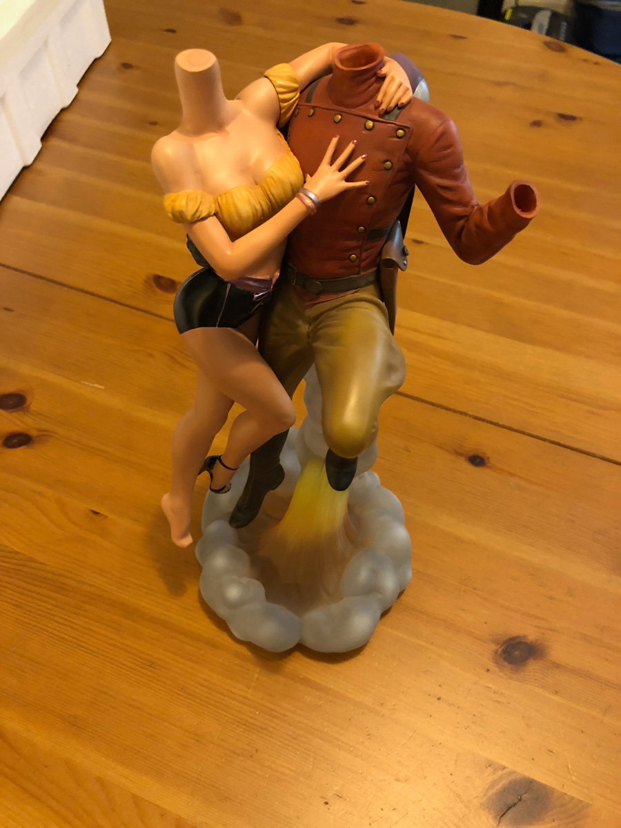 Rocketeer & Betty Statue