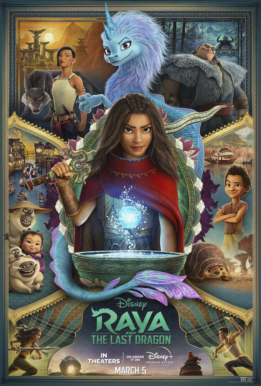 Raya and The Last Dragon Key Art