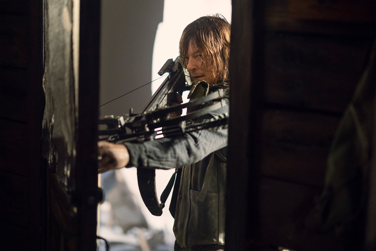 Norman Reedus as Daryl Dixone - The Walking Dead _ Season 10 - Photo Credit: Eli Ade/AMC