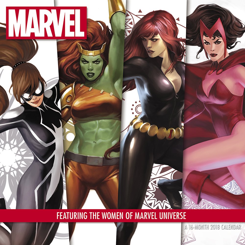 2018 Women of Marvel Wall Calendar