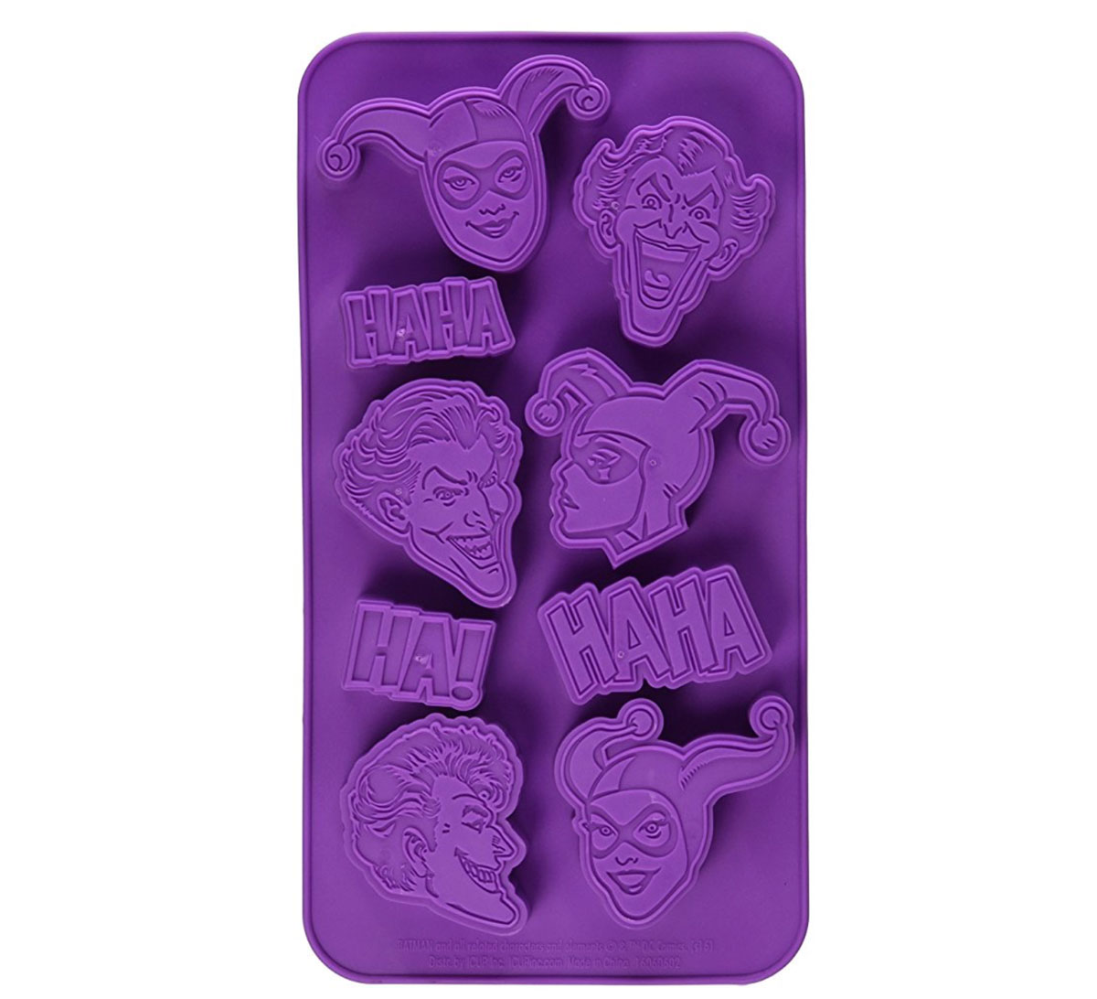 DC Joker & Harley Quinn Ice Cube Tray