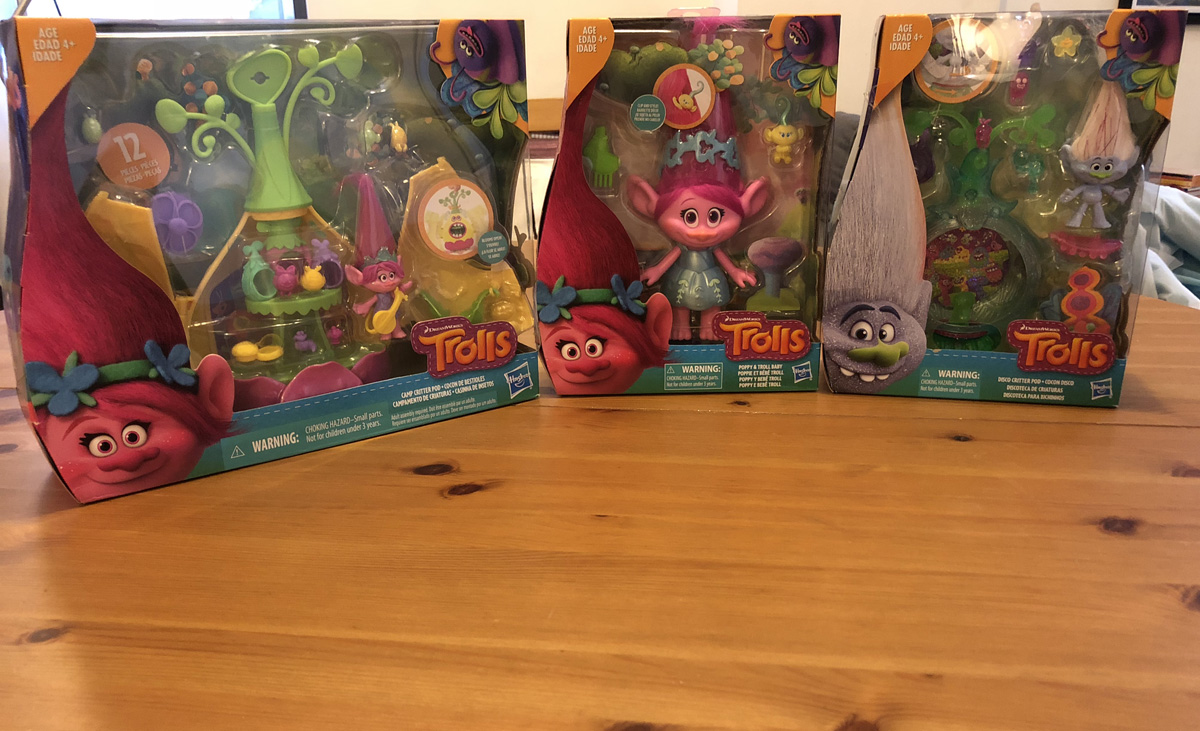 Hasbro Trolls Playsets